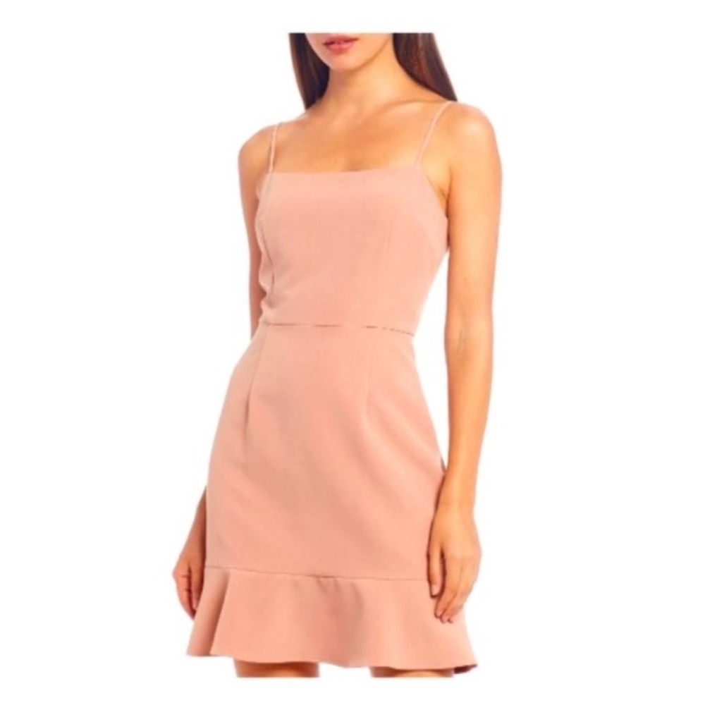 NWT Gianni Bini “Tiger Fever” Blush Mini Dress